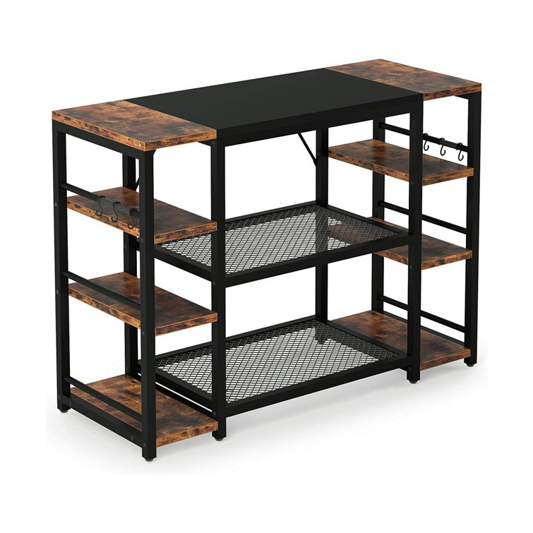 17 Stories Kitchen Island With Large Worktop Wayfair